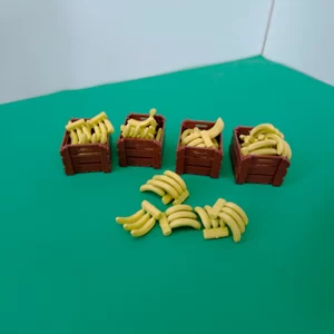 Caixote de Feira com Bananas