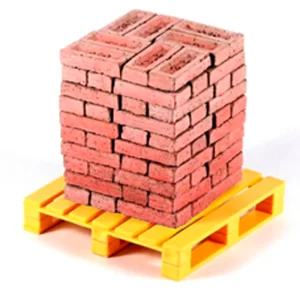 Oitenta tijolos com palete